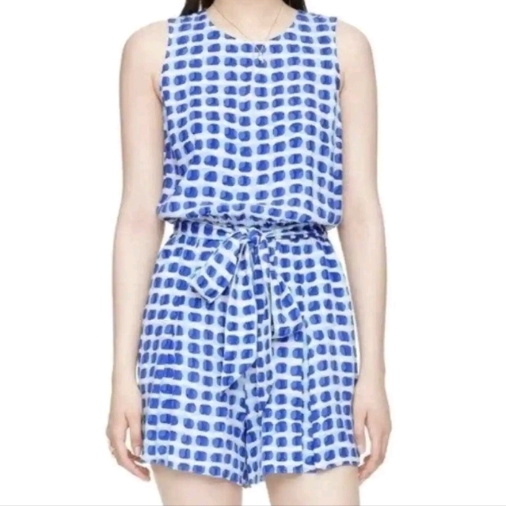 KATE Spade island stamp romper breath of fresh air shorts